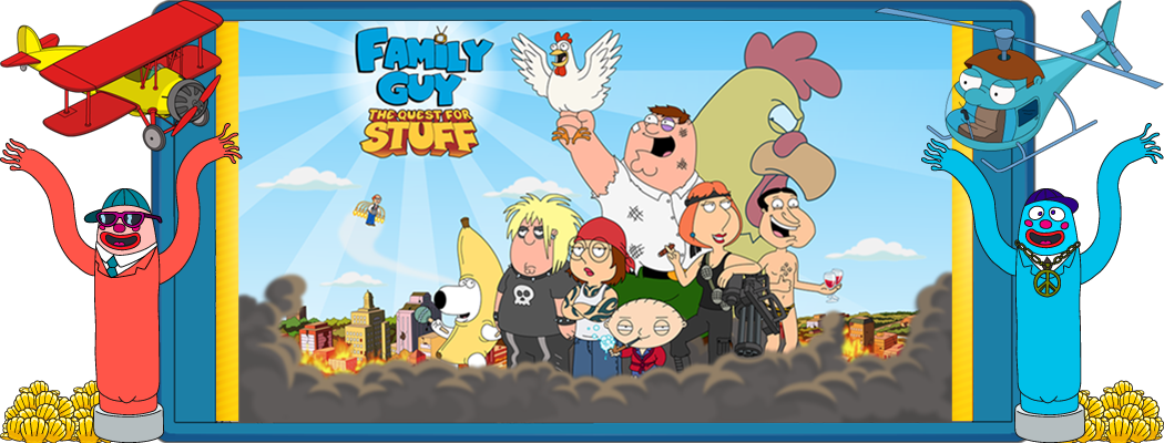 Post By Evil Stewie On Apr 7, 2014 At - Игра Гриффины (1050x400), Png Download