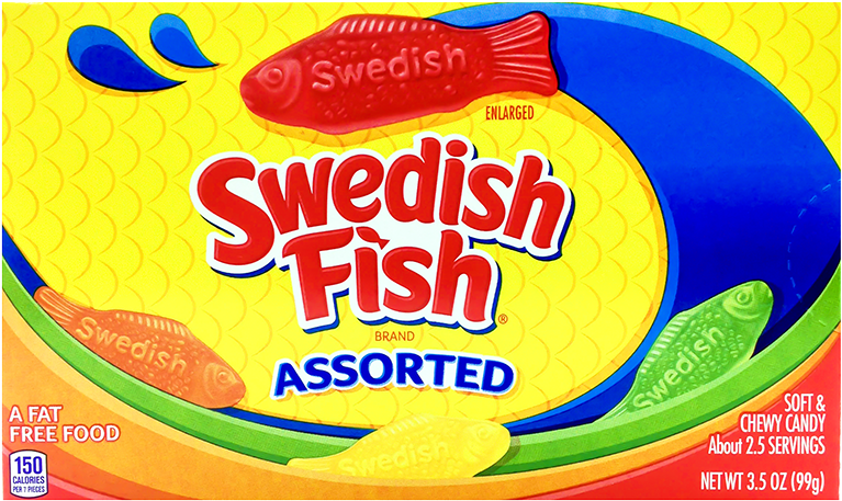 Candy Swedish Fish (800x600), Png Download