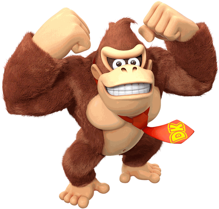 Donkey Kong - Donkey Kong Wii U Png (800x779), Png Download