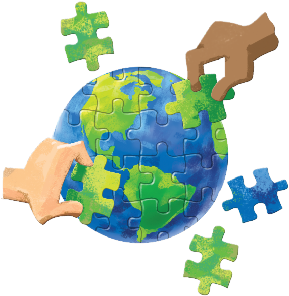 Around The World In Shorewood Audience - Build A Better World Summer Reading Clip Art (640x800), Png Download