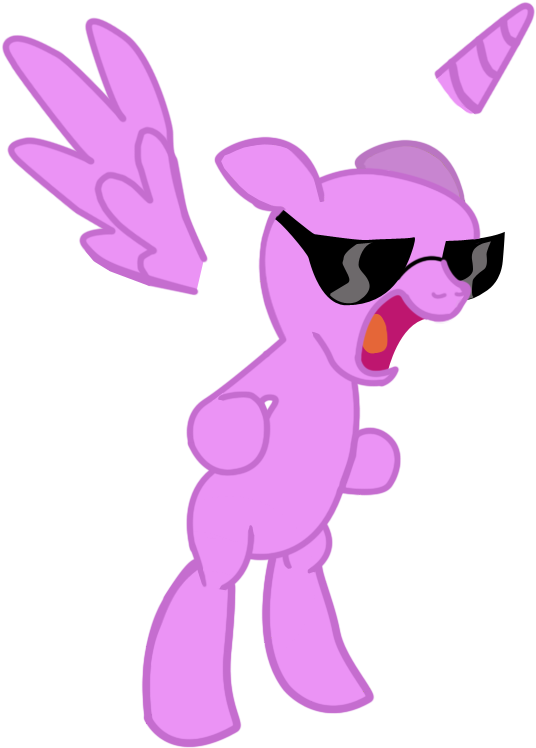 Base Gangnam Style - Pony Base Cool Ms Paint (600x800), Png Download