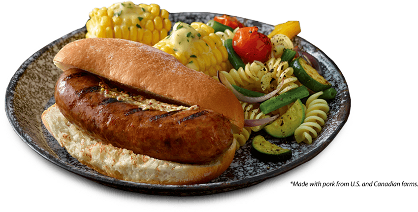 Breakfast Sausage (1000x464), Png Download