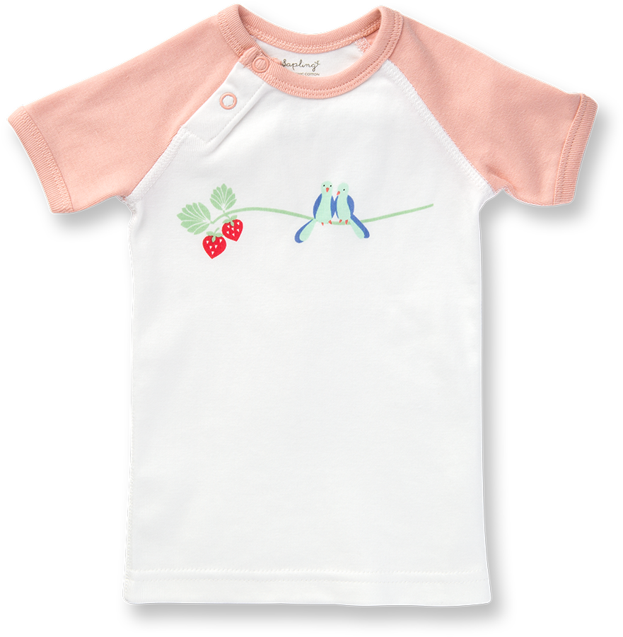 Bluebirds Graphic Tee - Organic Cotton (1080x1080), Png Download