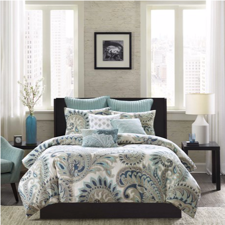 Ink Ivy Mira Mini Comforter Set (575x460), Png Download