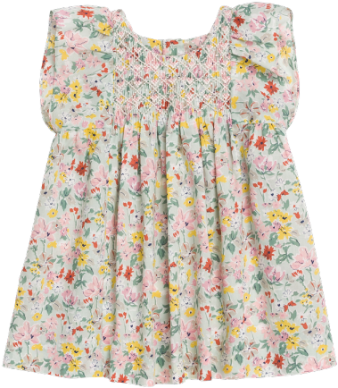 Cadelili Babies' Dress Light Green - Pattern (600x600), Png Download