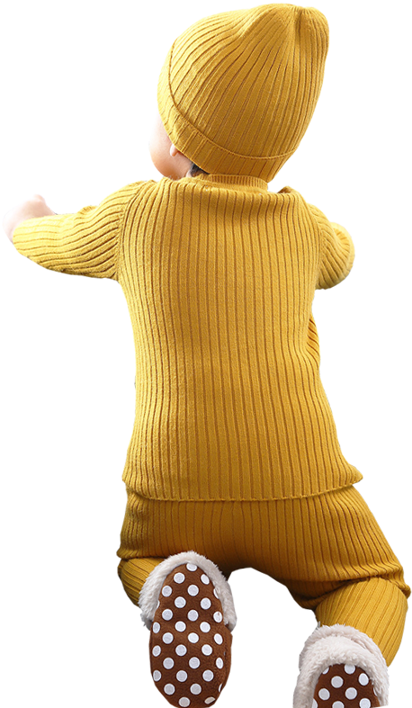 Milancel Baby Clothing Set Knit Baby Girls Clothes - Teddy Bear (900x900), Png Download