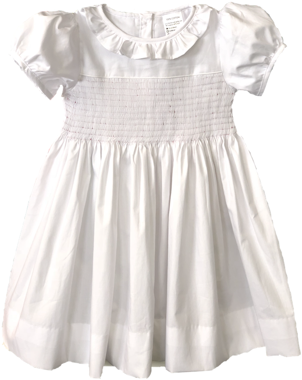 Girls Yoke Dress - Day Dress (618x768), Png Download