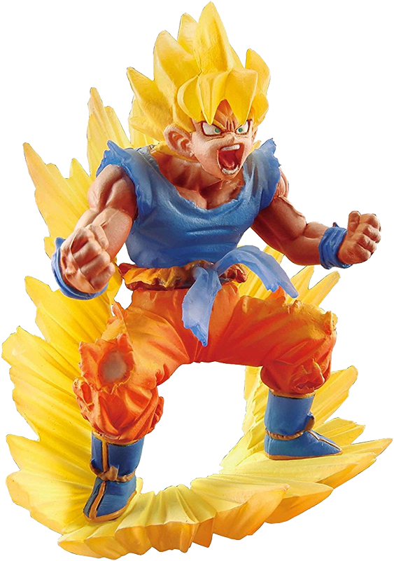 Dracap Memorial 02 Super Saiyan Son Goku - Bad Dragon Ball Figures (600x837), Png Download