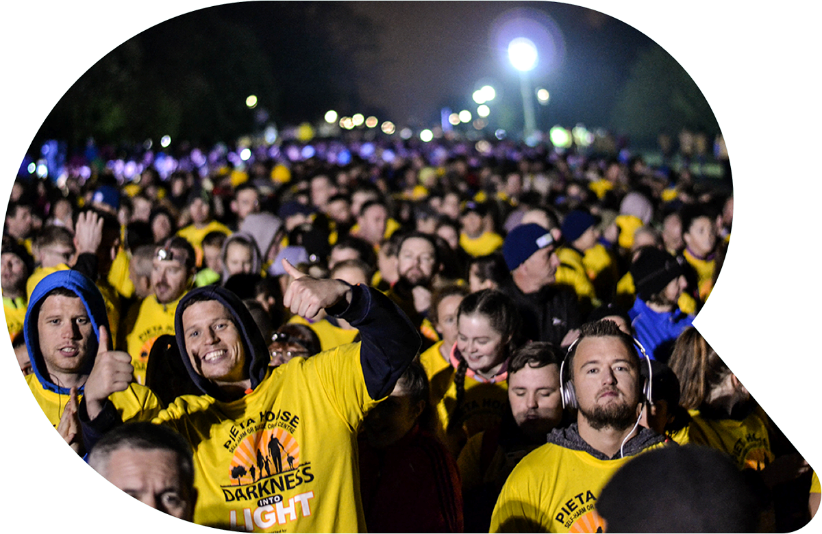 Darkness Into Light Michale Conlan - Crowd (1200x780), Png Download