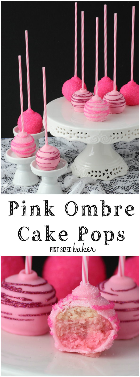 All The Girls Are Gonna Love These Pink Ombre Cake (594x1600), Png Download