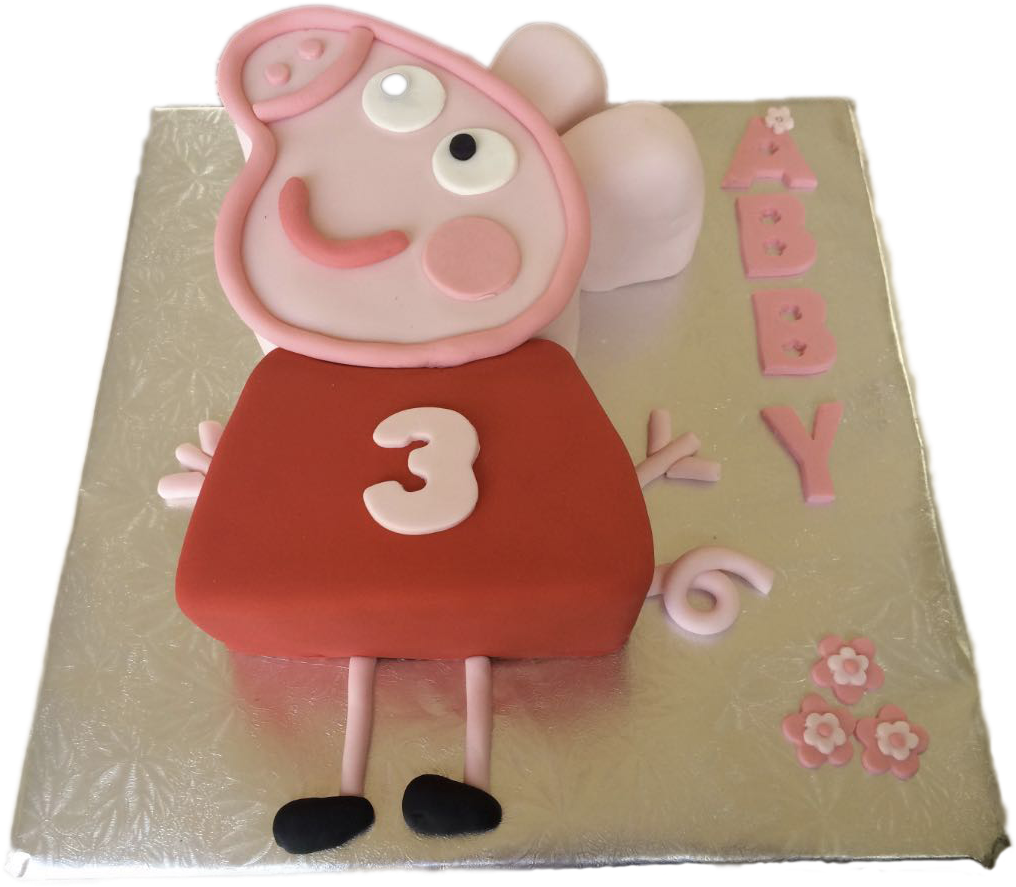 Pink Pig Cake - Cake Decorating (1216x911), Png Download