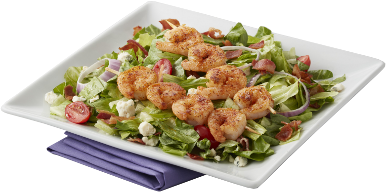 Shrimp Salad - Caesar Salad (866x650), Png Download