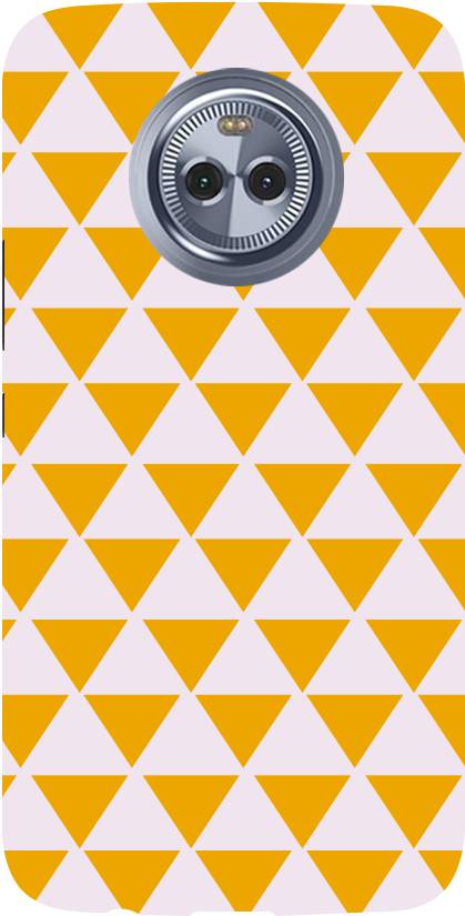Yellow Triangle Moto X4 Case - Carpet (1000x1000), Png Download