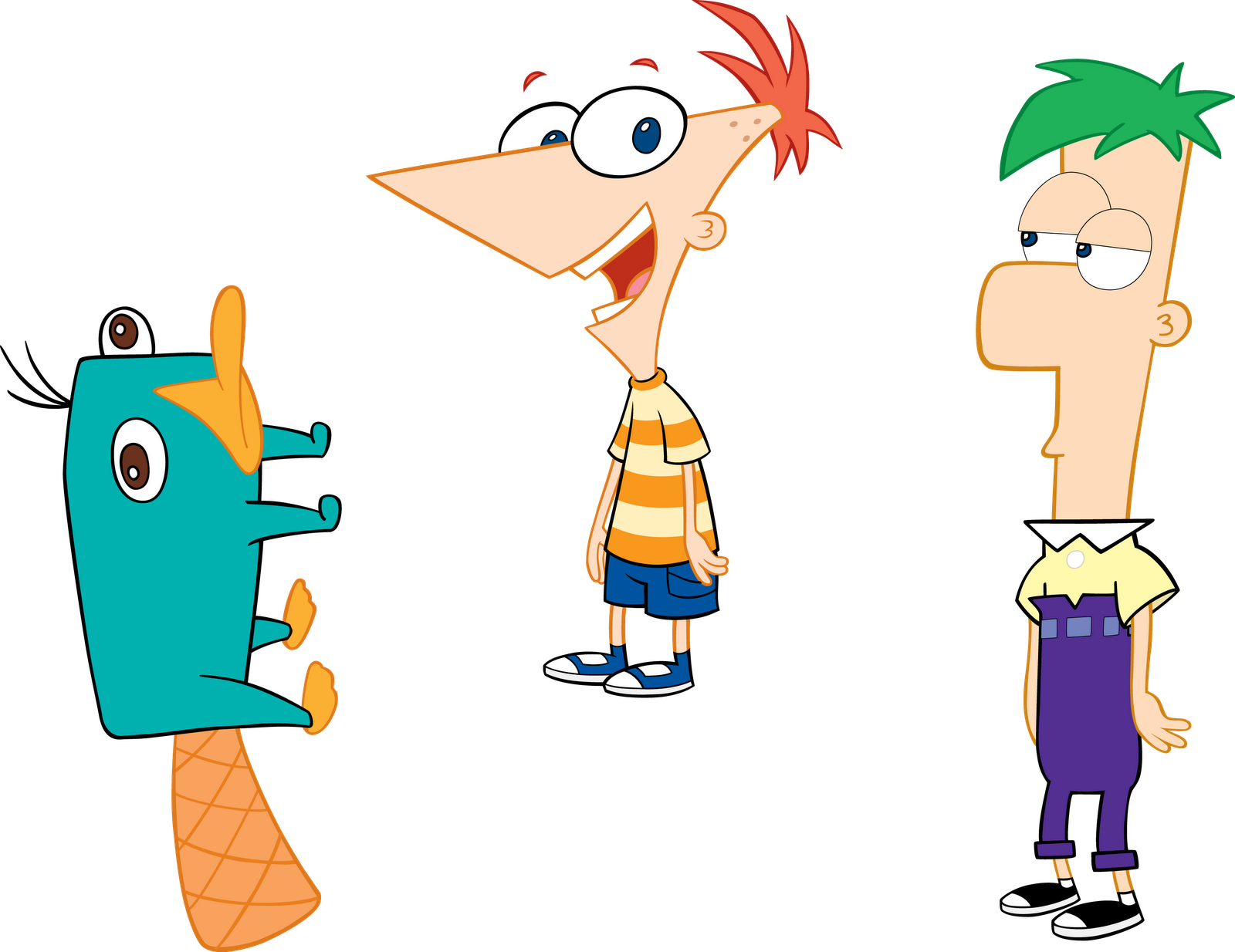 Download - - Ai - Pdf - Svg - Phineas And Ferb Outfits (1600x1234), Png Download