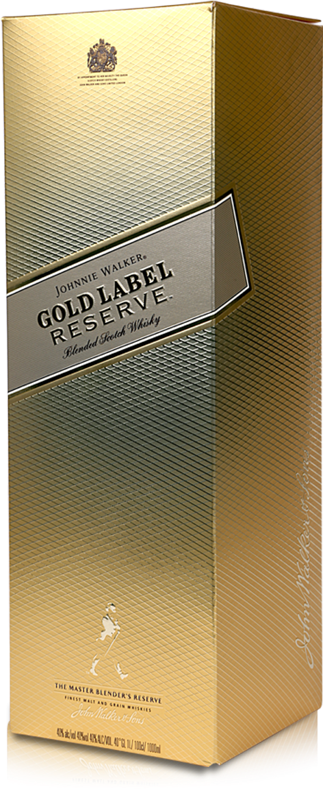 Johnnie Walker Gold Reserve Johnnie Walker Gold Reserve - Box (800x1218), Png Download