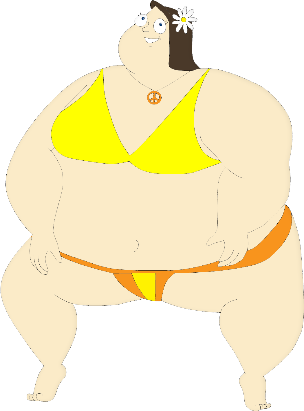 Sumo Jenny By Artist-srf - Cartoon (1050x1417), Png Download