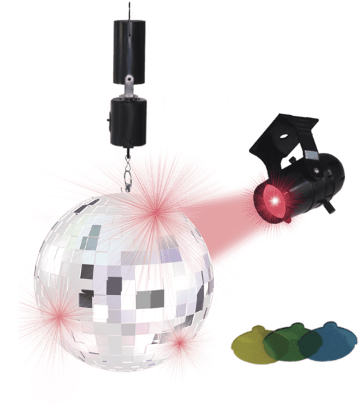 Party Set Mirror Ball Ø 20 Cm - Sjove Gadgets (640x708), Png Download