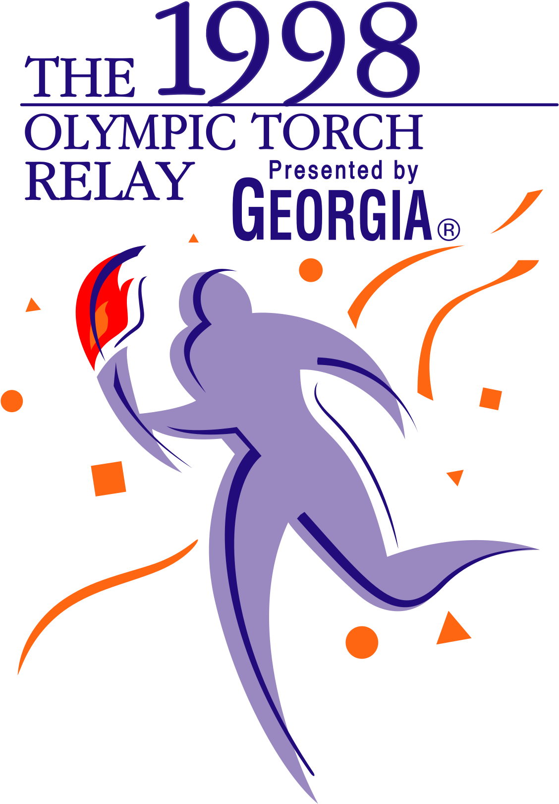 1998 Winter Olympics Torch Relay - Poster (1200x1703), Png Download