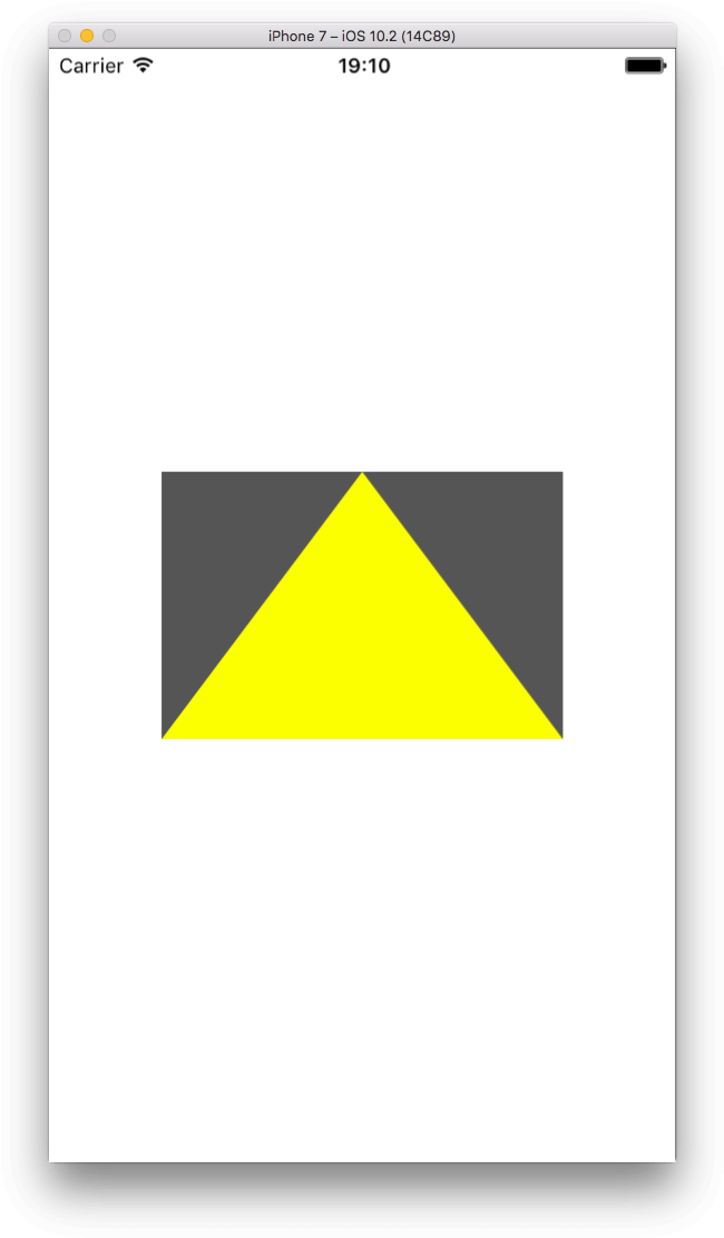 Obviously, Our New Shape Layer Is A Nice Yellow Triangle - Triangle (675x1135), Png Download