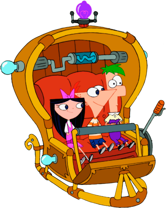 Phineas And Ferb Museum (600x757), Png Download