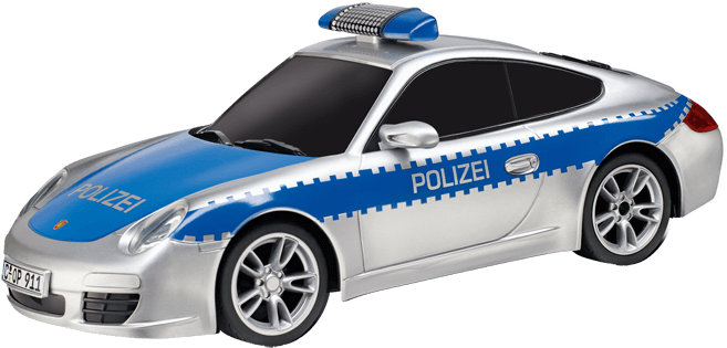 Carrera Rc Porsche 911 Polizei (700x467), Png Download