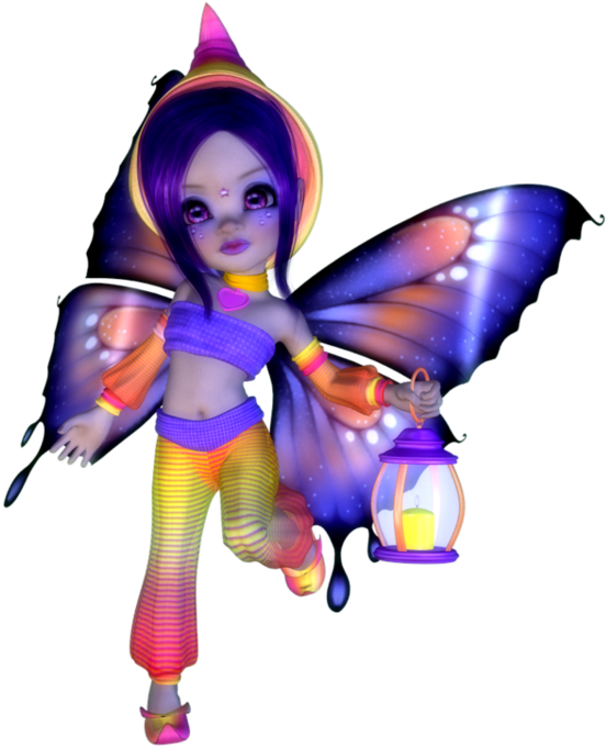 Elfen Clipart Fairy - Fairy (600x751), Png Download