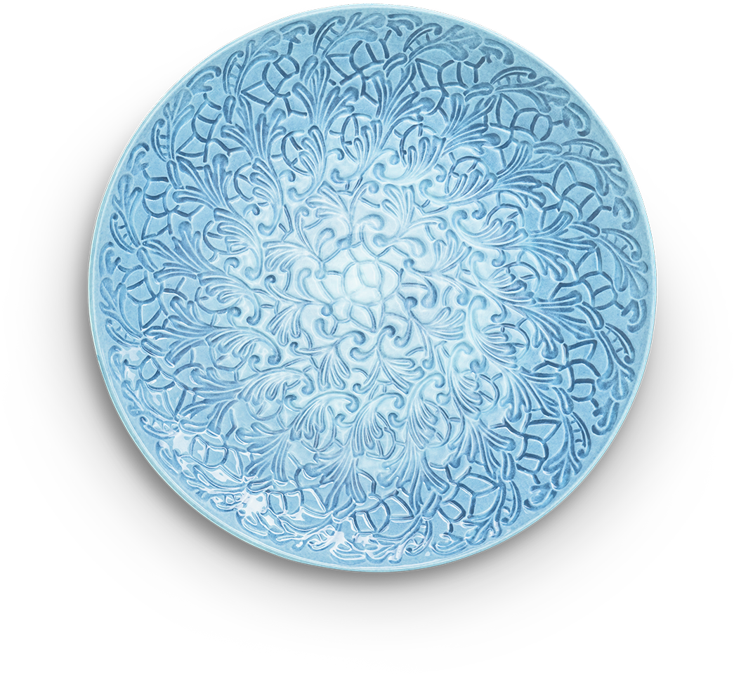 Platter Full Lace - Blue And White Porcelain (1200x1200), Png Download