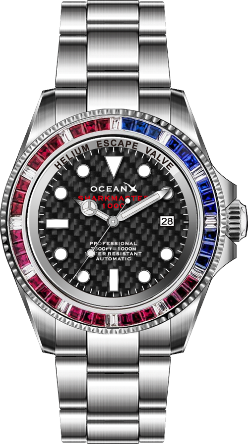 Oceanx Sharkmaster 1000 Sms1041 - Ocean X Sharkmaster 600 (500x897), Png Download