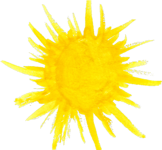 Sun Clipart Watercolor - Bts Wallpaper Phone Idol (640x480), Png Download