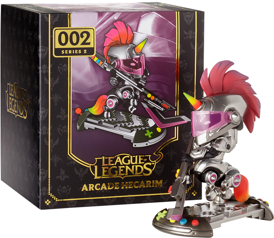 Arcade Hecarim Figure - League Of Legends Figures Series 3 (1000x848), Png Download