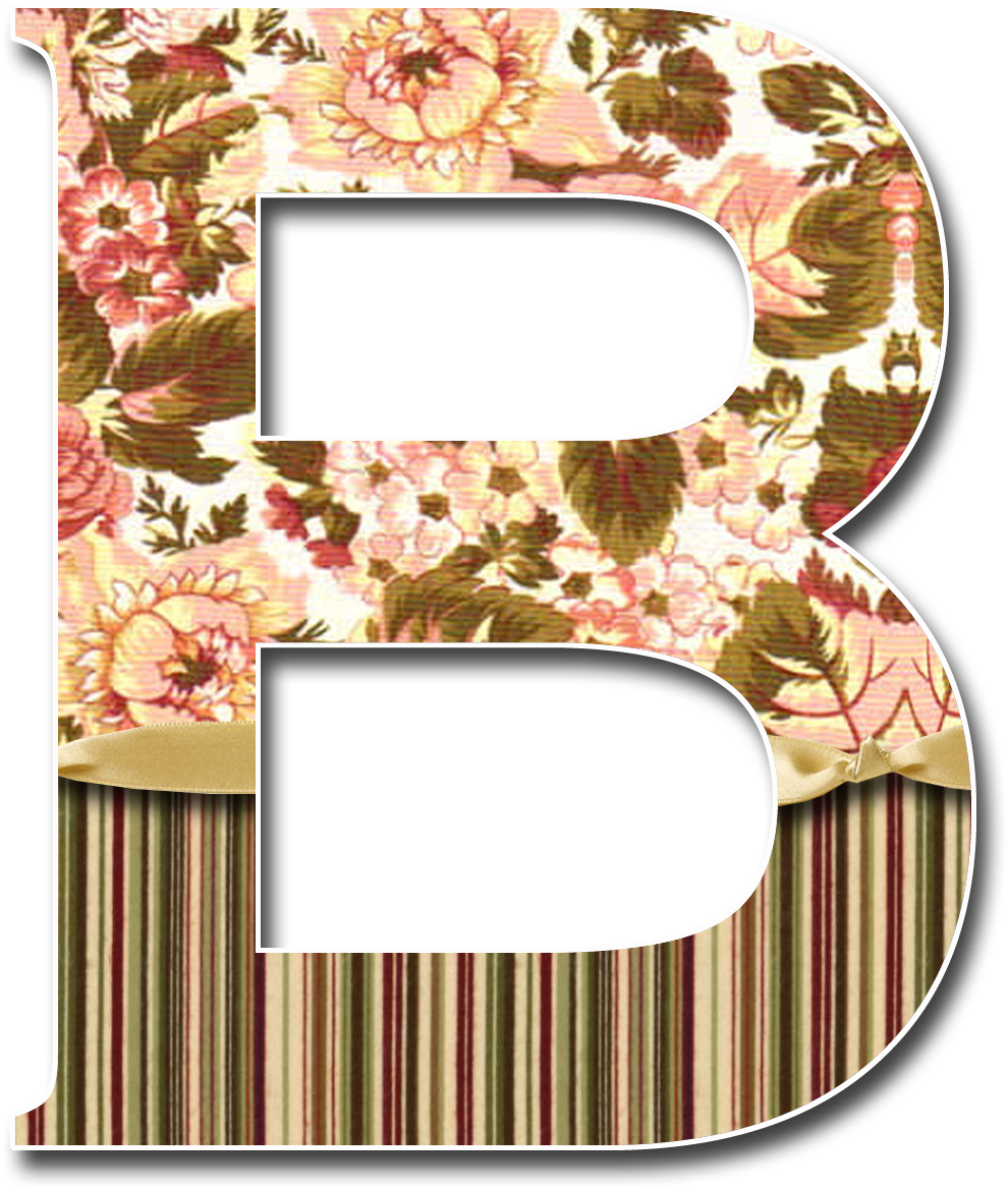 Decorative Letter B Png (1200x1200), Png Download