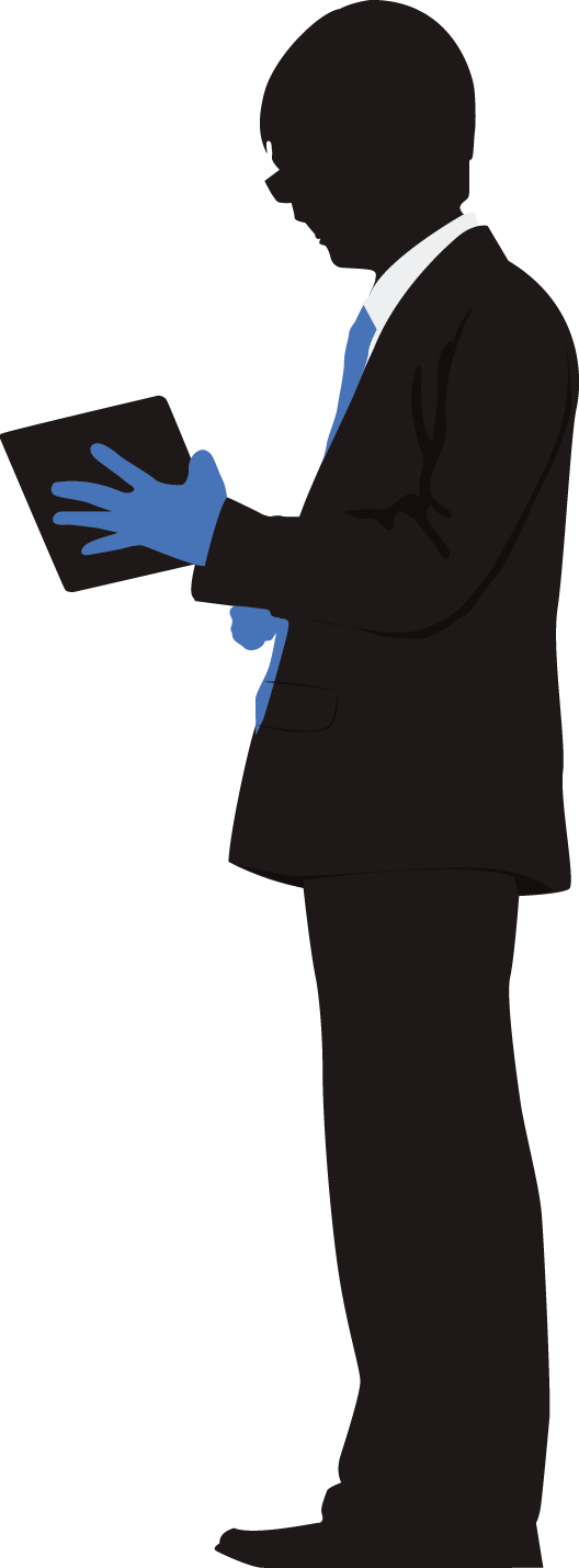 Man Silhouette (528x1430), Png Download