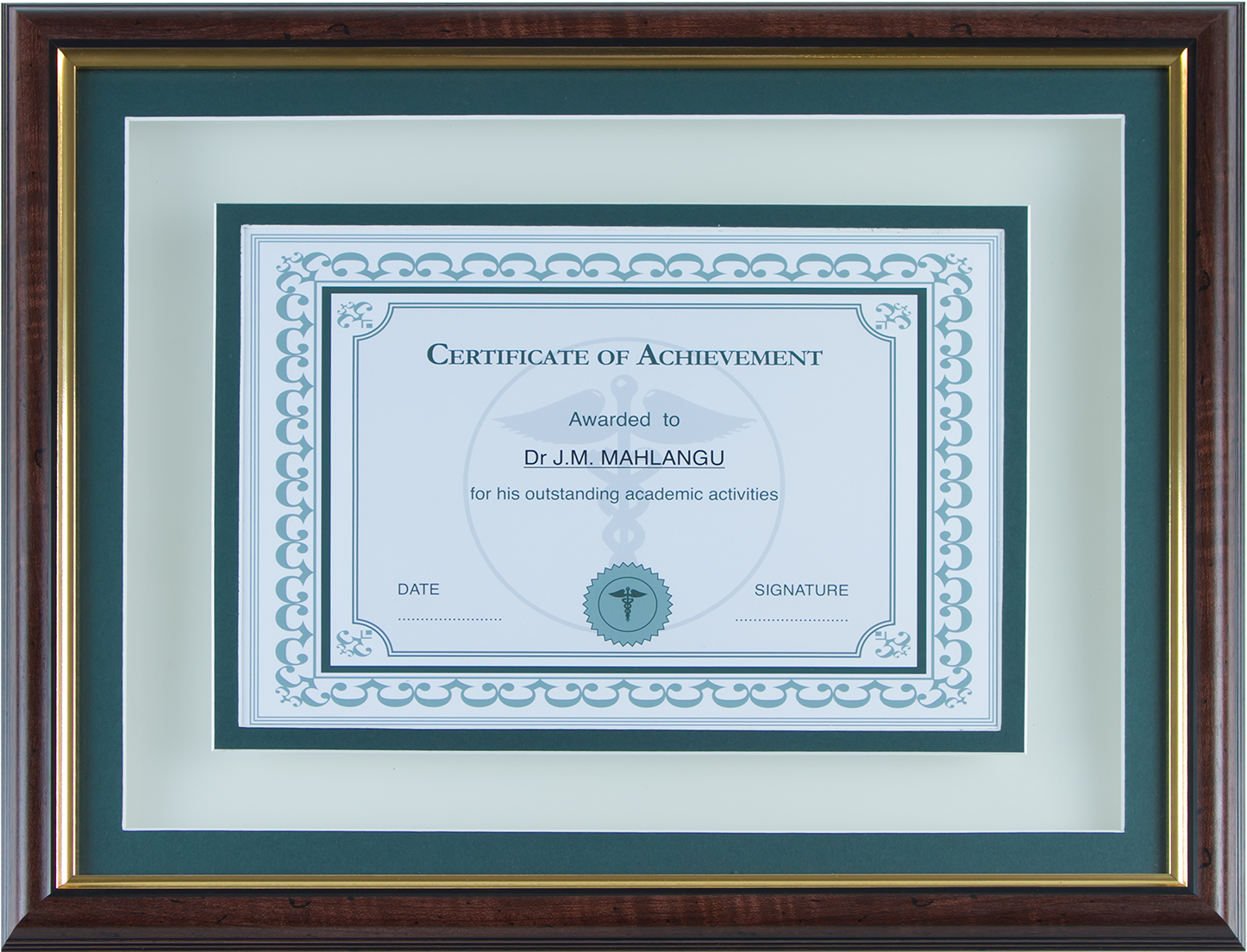 Décor Float Certificate 250x350mm - Picture Frame (1575x1575), Png Download