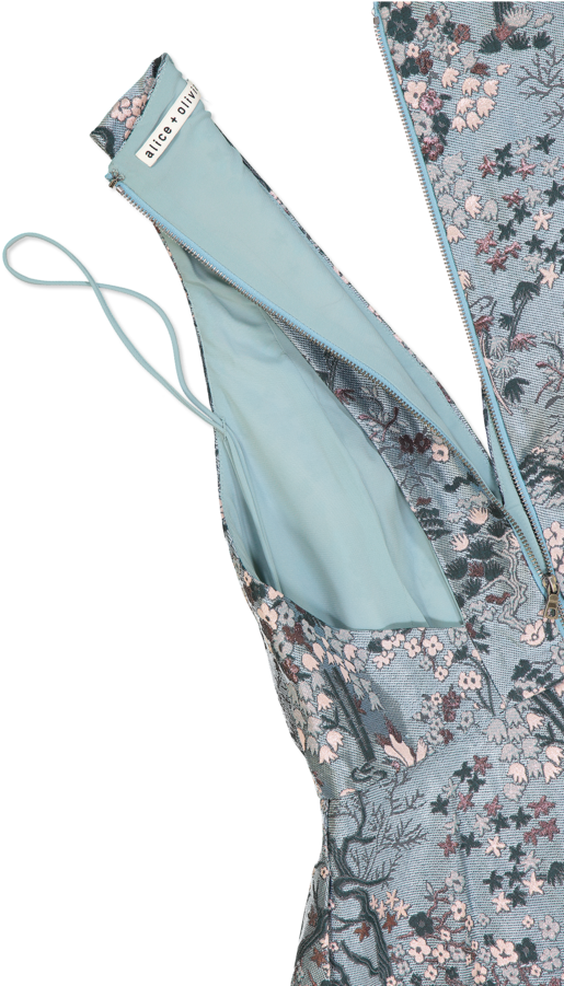 Tennie Party Dress Blue Fog - Cocktail Dress (600x900), Png Download