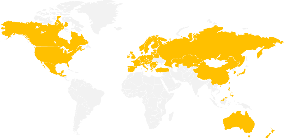 Kyäni Delivers The Products To Countries In Yellow - Pressure Ulcer Cost 2016 (912x444), Png Download
