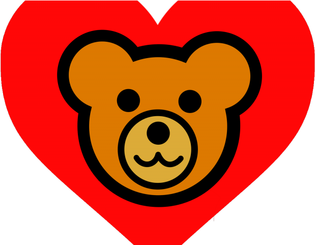 Teddy Clipart Pink Double Heart - Easy Drawings Of Teddy Bears (640x480), Png Download