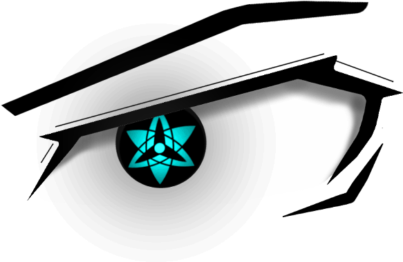 Blue Sharingan - Eye Skin Aottg Red (1024x1024), Png Download