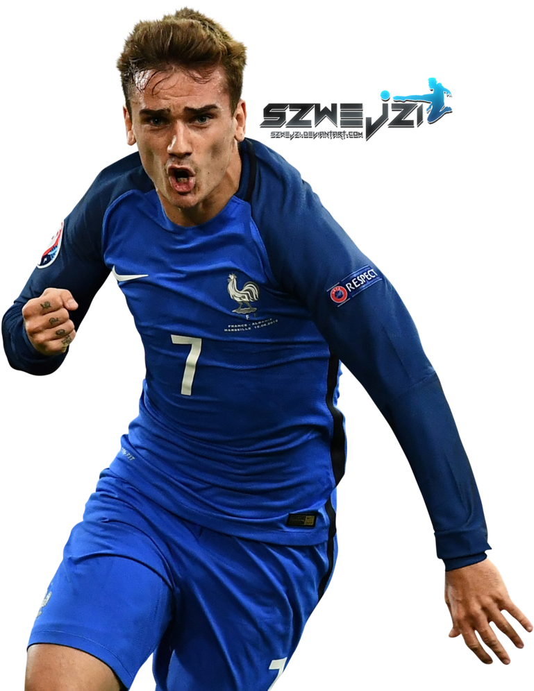 Griezmann France Png - Antoine Griezmann France Png (789x1013), Png Download
