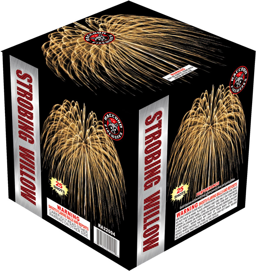 Gold Titanium Willow With Teal, Green, Peach, Blue - Fireworks (938x1024), Png Download