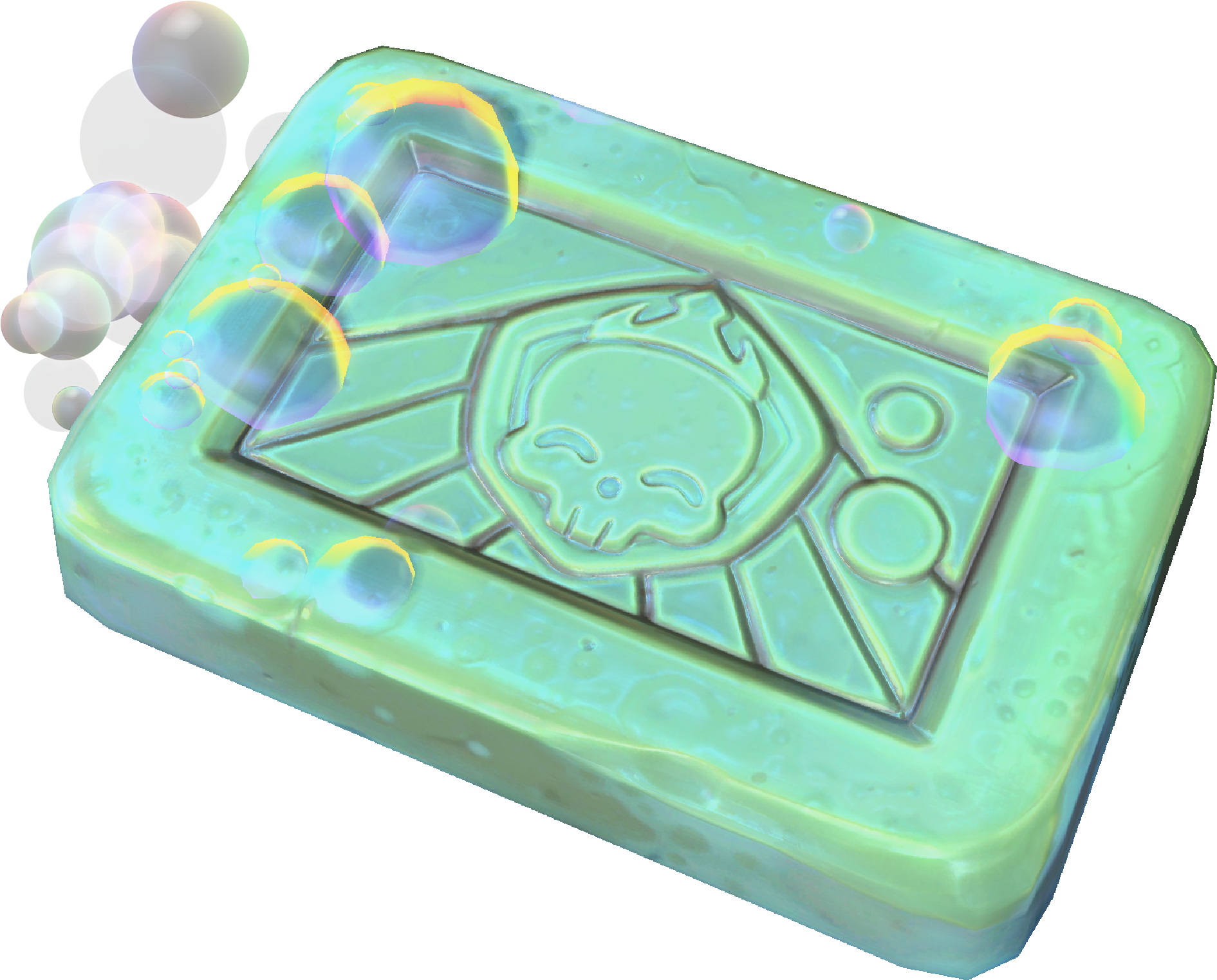 Soap Mount Green - Circle (2560x1594), Png Download