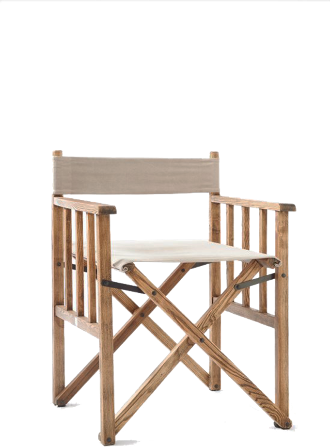 Director Chair Blixen Grey - Fauteuil (680x1000), Png Download