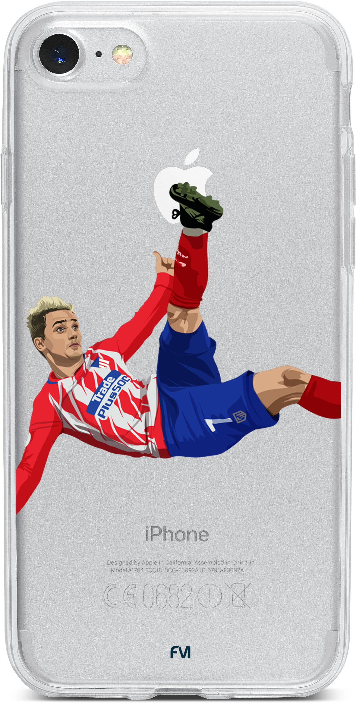 Griezmann Celebration Drawing - Iphone 6s Antoine Griezmann Case (1352x2438), Png Download