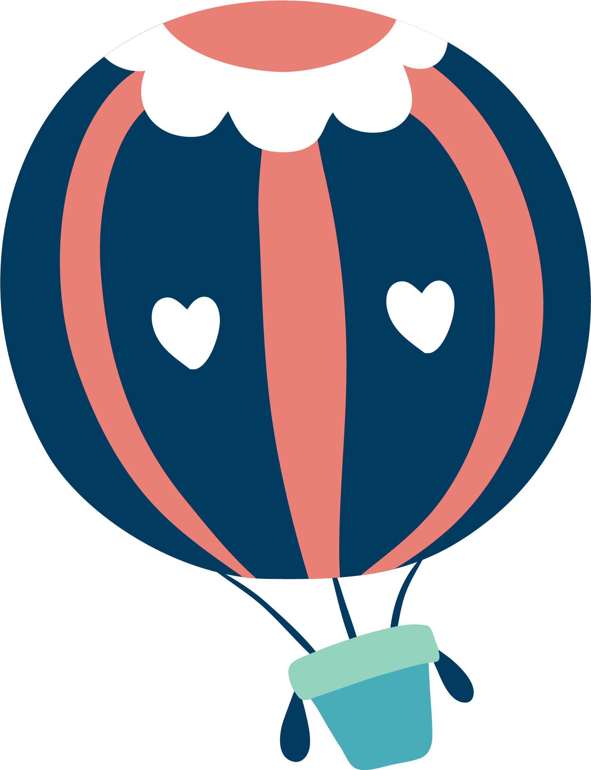 Balloon Clipart Vector - Drawing (2662x3328), Png Download