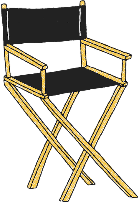 The Theater Director Is The Visionary For A Production, - Chair (1200x684), Png Download