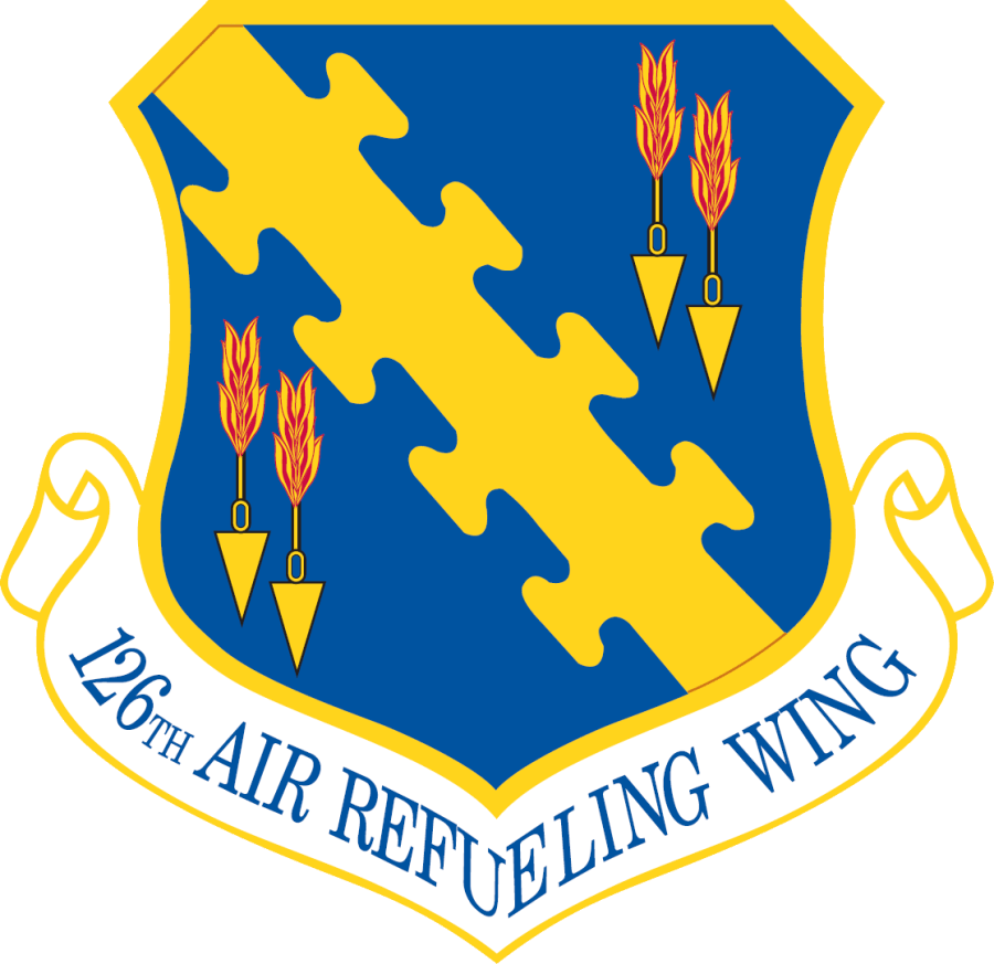 National Guard Air Refueling Wings - Air Force Material Command (900x873), Png Download