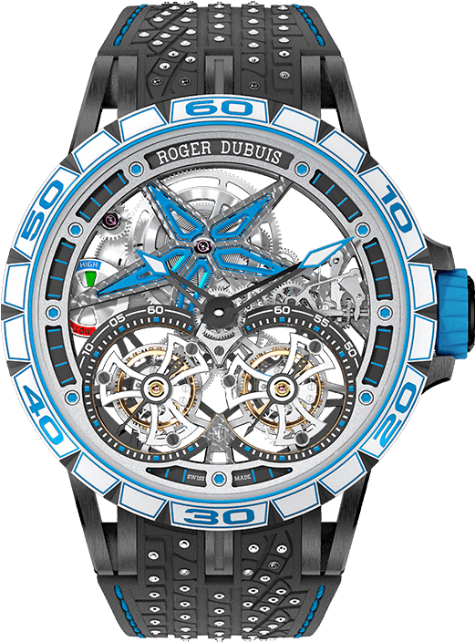 Excalibur Spider Pirelli Sottozero Double Flying Tourbillon - Roger Dubuis Excalibur Spider Pirelli Sottozero Price (600x900), Png Download