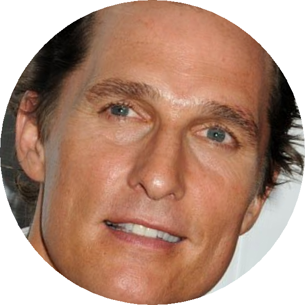 Matthewmcconaughey - Matthew Mcconaughey 2011 (600x600), Png Download