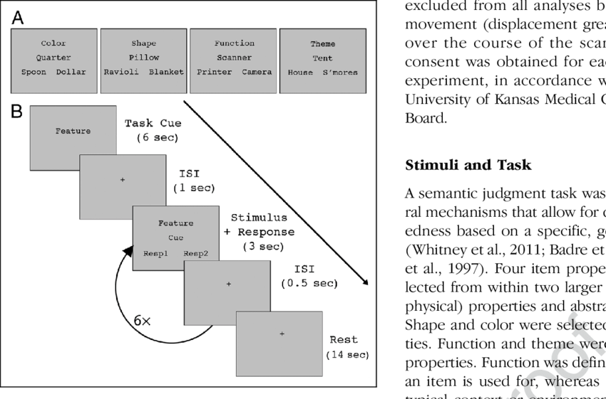 Sample Semantic Judgment Tasks For Each Of The Four (850x561), Png Download