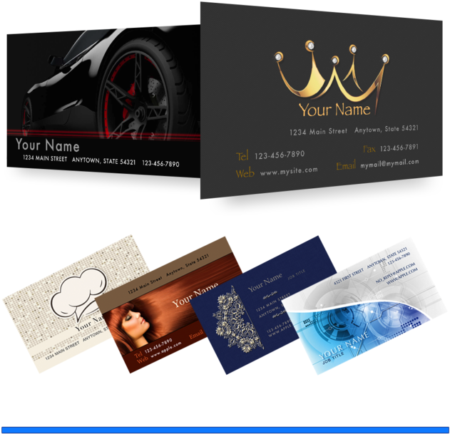 Business Card Templates For Ms Word 4 - Flyer (630x630), Png Download