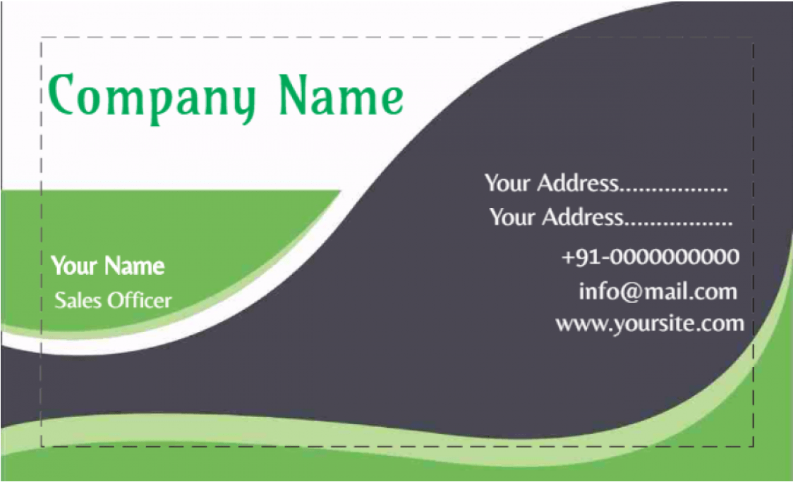 Graphic Royalty Free Download Document Template Business - Visiting Card (1123x842), Png Download